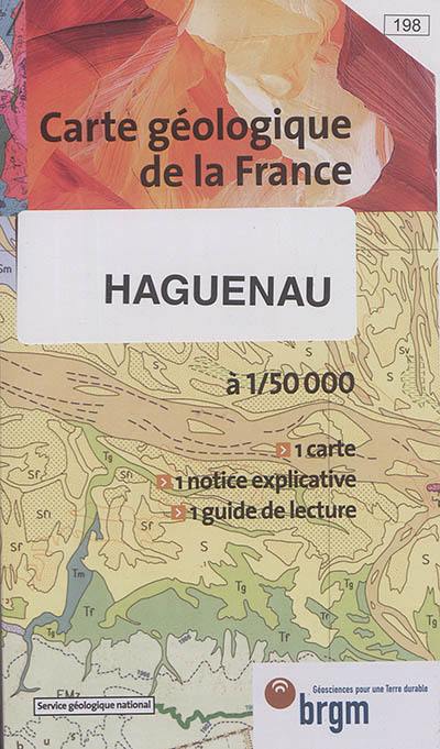 Haguenau : carte géologique de la France à 1:50.000