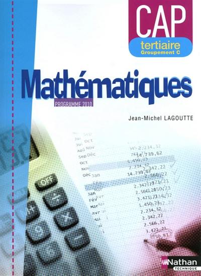 Mathématiques CAP tertiaire : programme 2010 : groupement C