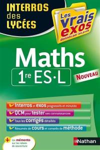 Maths 1re ES, L