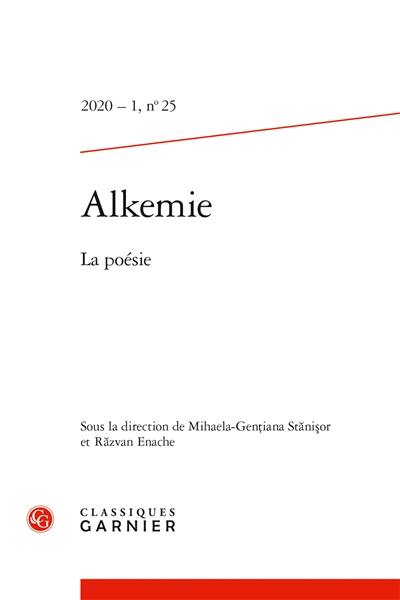 Alkemie, n° 25. La poésie