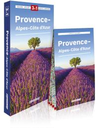 Provence-Alpes-Côte d'Azur : 3 en 1 : guide, atlas, carte laminée