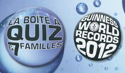 La boîte à quiz & 7 familles Guinness world records 2012