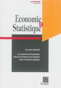 Economie et statistique, n° 488-489. Les sans-domicile