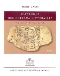 Catalogue des ostraca littéraires de Deir al-Medîna. Vol. 5. Numéros 1775-1873 et 1156