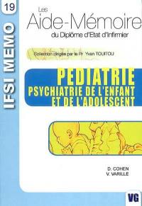 Pédiatrie, psychiatrie de l'enfant et de l'adolescent