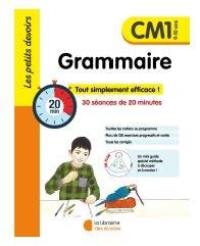 Grammaire CM1, 9-10 ans : 30 séances de 20 minutes