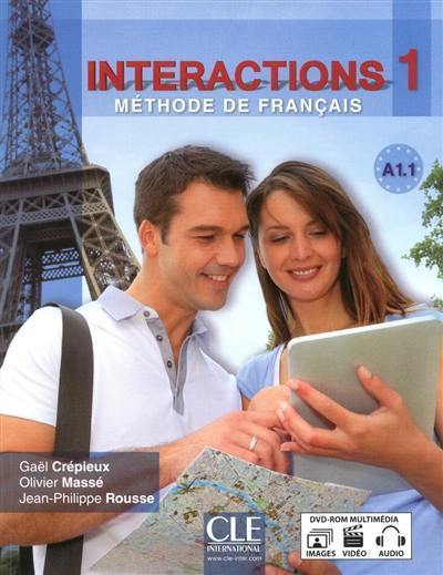 Interactions 1, A1.1 : méthode de français