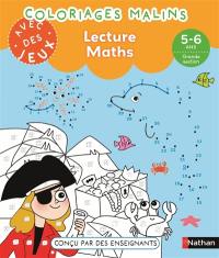 Coloriages malins avec des jeux : lecture, maths, 5-6 ans, grande section