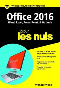 Office 2016 pour les nuls : Word, Excel, PowerPoint & Outlook